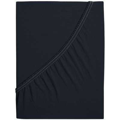 Jersey prostěradlo s elastanem Lycra - Černá