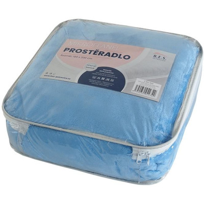Mikroflanelové prostěradlo EXCLUSIVE - Modré