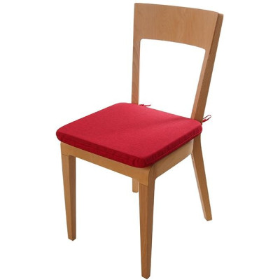 Sedák 40 x 40 cm se šňůrkami - Červený