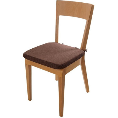 Sedák 40 x 40 cm se šňůrkami - Hnědý