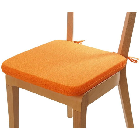 Sedák 40 x 40 cm se šňůrkami - Oranžový