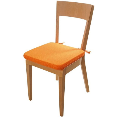 Sedák 40 x 40 cm se šňůrkami - Oranžový
