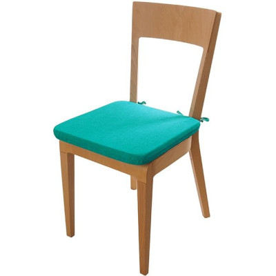 Sedák 40 x 40 cm se šňůrkami - Zelený tyrkys