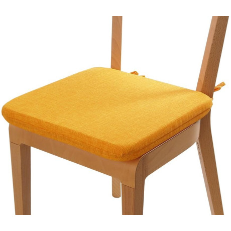 Sedák 40 x 40 cm se šňůrkami - Žlutý