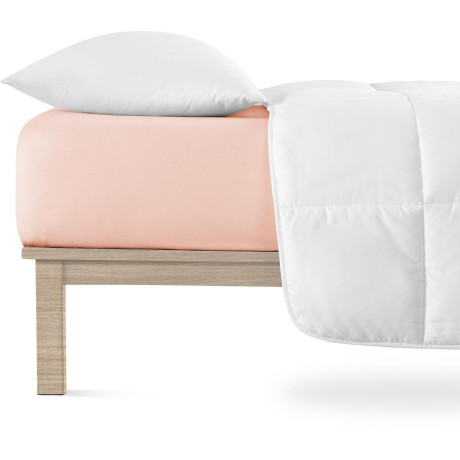 Jersey Lycra prostěradlo Andrea Simone boxspring - Pudrová (Pale Dogwood 13-1404)