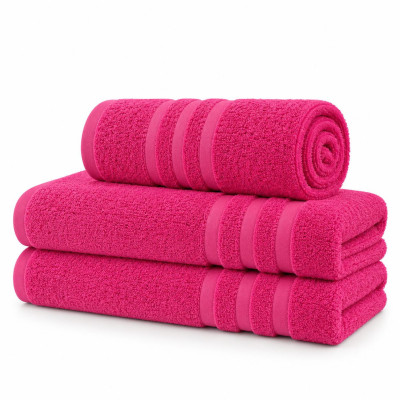 Bavlněný froté ručník Classic - Purpurový