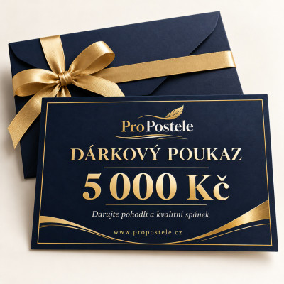 Dárkový poukaz proPOSTELE v hodnotě 5 000 Kč